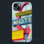 水彩画のフェニックスのモーテル iPhone 13ケース<br><div class="desc">水彩画のフェニックスのモーテルの芸術家: Naomi McCavitt</div>