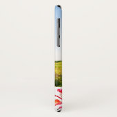 水彩画のフラミンゴは|あなたの写真及びモノグラムを加えます Case-Mate iPhoneケース (裏面/左)