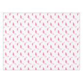 水彩画のフラミンゴパターン テーブルクロス (正面(横))