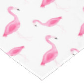 水彩画のフラミンゴパターン テーブルクロス (アングル)