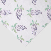 水彩画のブドウ 薄葉紙 (詳細)