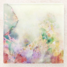 水彩画のペンキとの抽象的でグランジな質