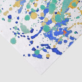 水彩画のペンキの（ばちゃばちゃ）跳ねる 薄葉紙 (詳細)