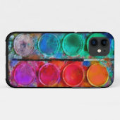 水彩画のペンキのPallette 4のiPhoneの場合 Case-Mate iPhoneケース (裏面(横))