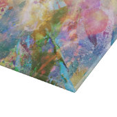 水彩画のペンキ3との抽象的でグランジな質 カッティングボード (角)