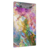 水彩画のペンキ3との抽象的でグランジな質 クリップボード (右)