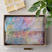 水彩画のペンキ3との抽象的でグランジな質 薄葉紙 (ギフト)