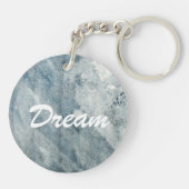 水彩画のペーパー キーホルダー (裏面)