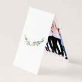 水彩画のホリデーシーズン写真 (裏面)