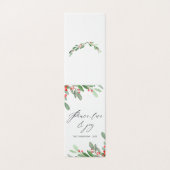 水彩画のホリデーシーズン グリーティング フォト (外部フラット)