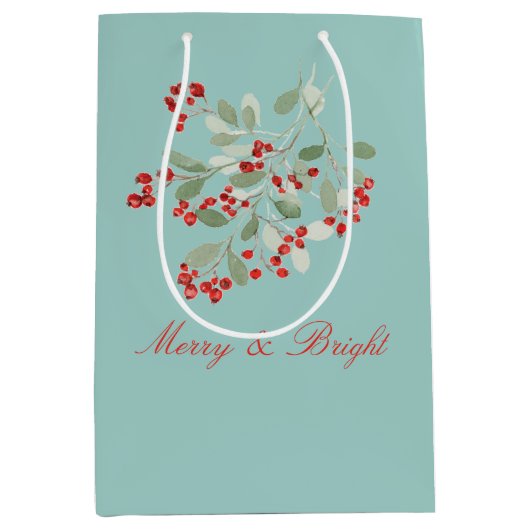 水彩画のホーリー ミディアムペーパーバッグ (正面)