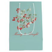 水彩画のホーリー ミディアムペーパーバッグ (裏面)