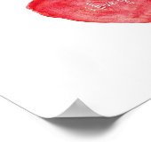 水彩画のポスター大好き ポスター (角)