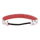 水彩画のマニキュアパターン アスレチックヘッドバンド (裏面)