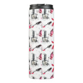 水彩画のマニキュアパターン タンブラー (裏面)