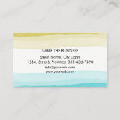 水彩画のモダンの抽象芸術によって絵を描かれるブラシの芸術 名刺 (裏面)