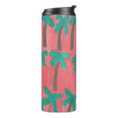 水彩画のヤシの木のタンブラー タンブラー (回転左)