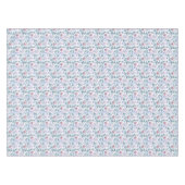 水彩画のユニコーンの水晶及びバラパターン テーブルクロス (正面(横))