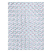 水彩画のユニコーンの水晶及びバラパターン テーブルクロス (正面)