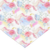 水彩画のユニコーン及びペガソスパターン テーブルクロス (アングル)