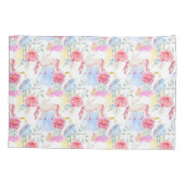 水彩画のユニコーン及びペガソスパターン 枕カバー (裏面-左)