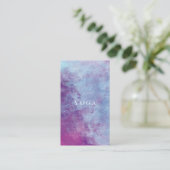 水彩画のヨガの名刺 名刺 (スタンド正面)