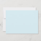 水彩画のラマおよびサボテンのサンキューカード サンキューカード (裏面)