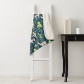 水彩画のラマの旗パターン シェルパブランケット (インサイチュ)