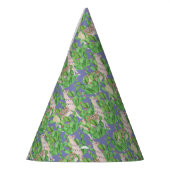 水彩画のラマ及びCatusパターン パーティーハット (左)