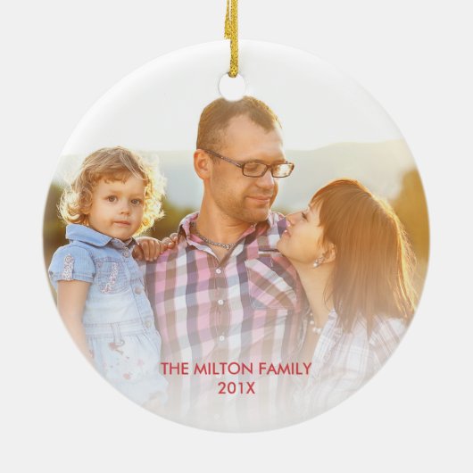 水彩画のリースのクリスマスの写真の黒 セラミックオーナメント (裏面)