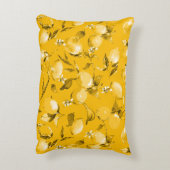 水彩画のレモン10 アクセントクッション (裏面(縦))