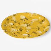 水彩画のレモン10 ペーパープレート (アングル)