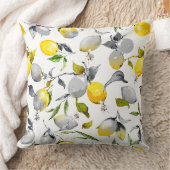 水彩画のレモン14 クッション (ブランケット)