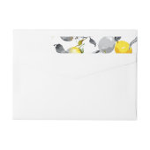 水彩画のレモン14 ラップアラウンドラベル (裏面)