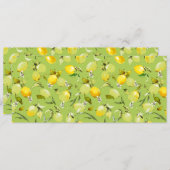 水彩画のレモン22 セーブザデート (正面/裏面)