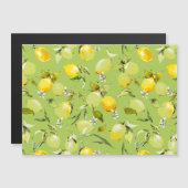 水彩画のレモン22 マグネット招待状 (正面/裏面)