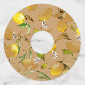 水彩画のレモン33 ワイングラスタグ (裏面)