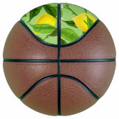 水彩画のレモン3 バスケットボール (右)