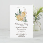 水彩画のレモン　植物　引退 招待状 (スタンド正面)