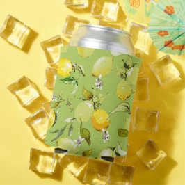 水彩画のレモン 23 缶クーラー