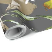 水彩画のレモン 35 ラッピングペーパー (ロールコーナー)