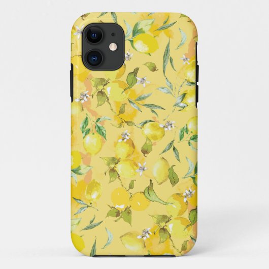 水彩画のレモンIV Case-Mate iPhoneケース (裏面)