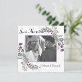 水彩画のワイルドフラワー ラベンダー 花の結婚しました (スタンド正面)