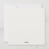 水彩画のヴァチカン | イタリアのサン・ピエトロ大聖堂 シーズンカード (裏面)