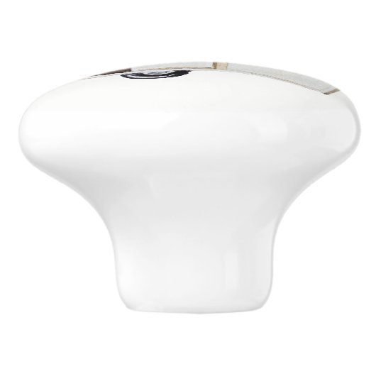 水彩画のヴィンテージのレトロのキャンピングカーのノブの引きV. 3 セラミックノブ (側面)