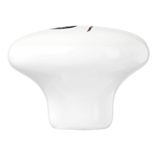 水彩画のヴィンテージのレトロのキャンピングカーのノブの引きV. 4 セラミックノブ (側面)