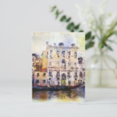 水彩画のヴェネツィア芸術的の景色 ポストカード (スタンド正面)