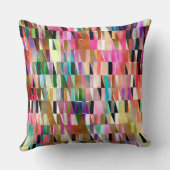 水彩画の三角形の倍は味方しました クッション (裏面)