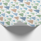 水彩画の三角形 ラッピングペーパー (角)
