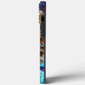 水彩画の下の人魚の海の女神ニンフ・サイレン Case-Mate iPhoneケース (裏面 / 左)